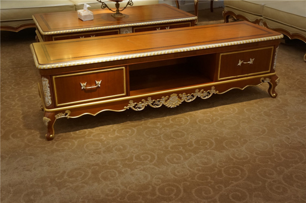 Lucca 70.87 quotFloor Cabinet   Victorian   Entertainment Centers And Tv Stands   by Infinity Furniture  Houzz