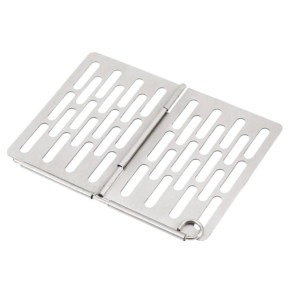 Mini Stainless Steel Folding Barbecue Basket Portable Bbq Grill Basket Grate