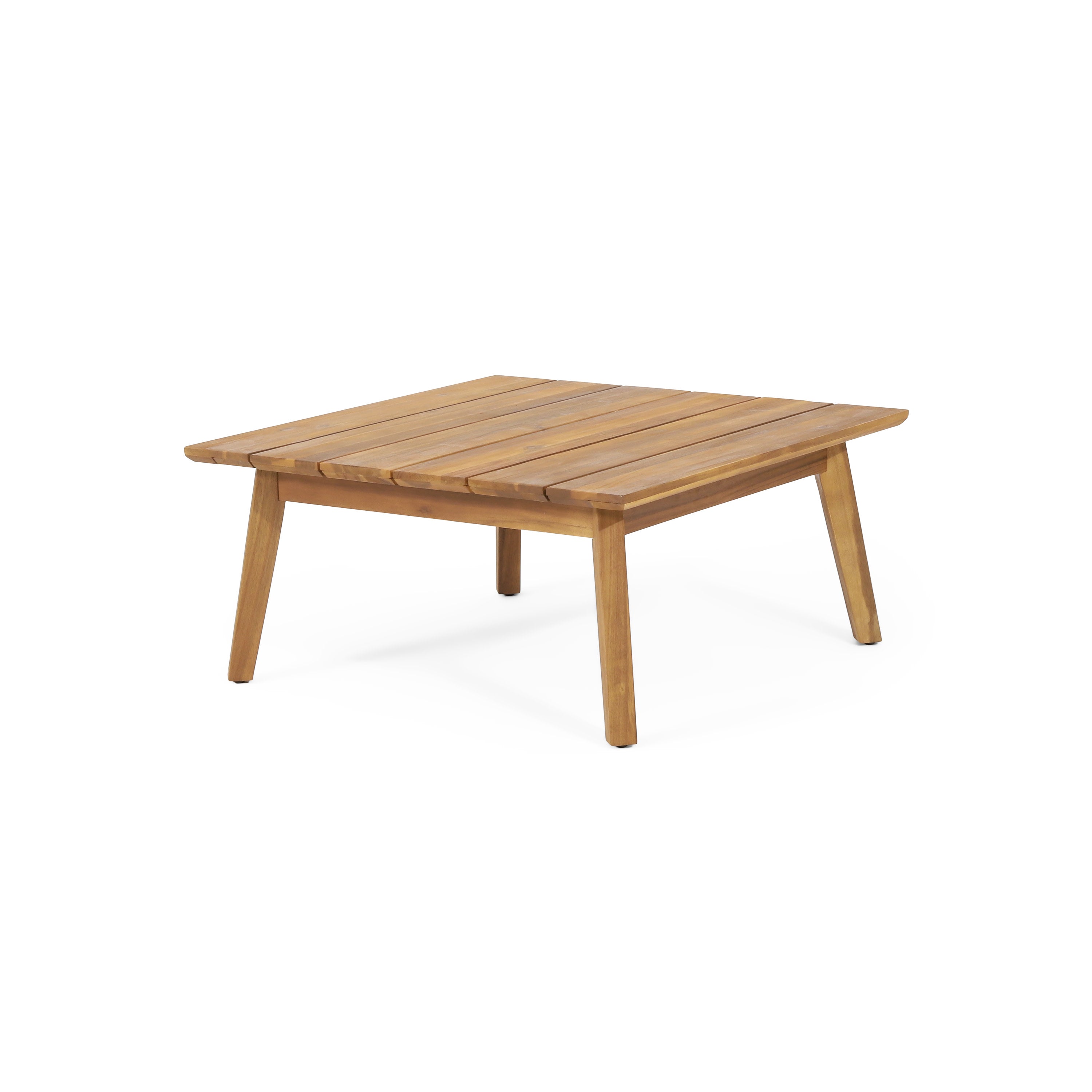 The Crowne Collection Outdoor Acacia Wood Coffee Table, Teak