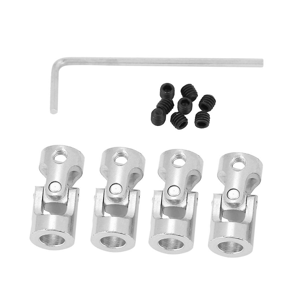 4pcs Shaft Coupling Motor Connector Diy Steering Length 23mm Od 11mm Universal Joint (6*6mm)