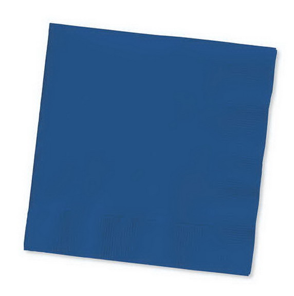 Creative Converting 571137B Navy Beverage Napkin  ...