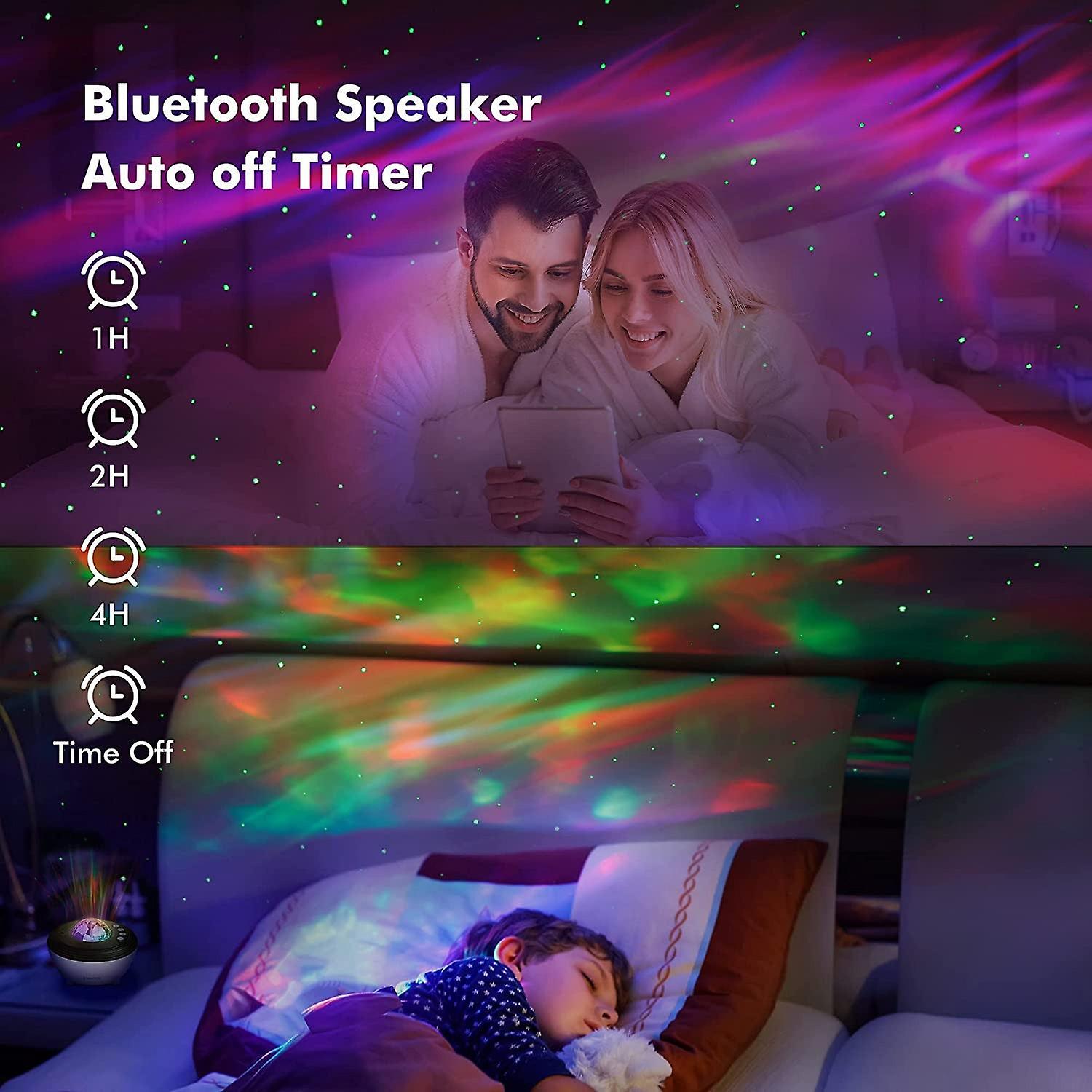 Star projector led galaxy night light