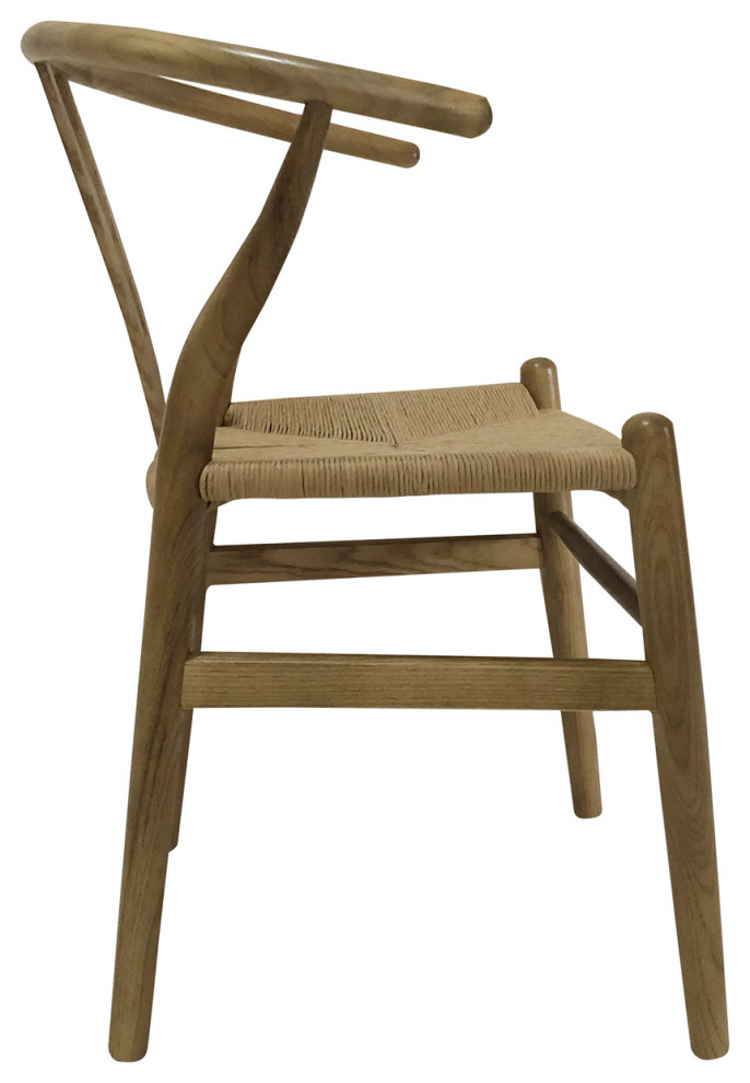 Ventana Dining Chair  Natural   Scandinavian   Dining Chairs   by Kolibri Decor  Houzz