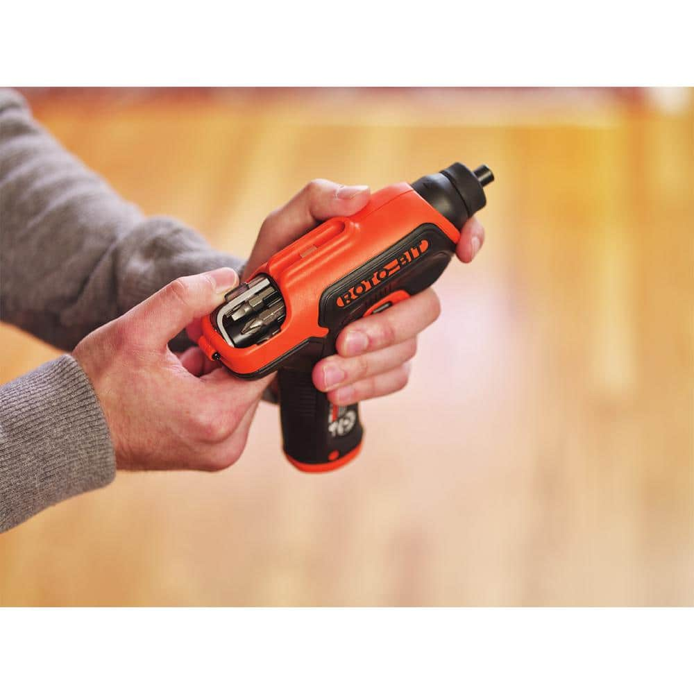 BLACK+DECKER 4V MAX Lithium-Ion Cordless Rechargeable Screwdriver with Charger BDCS50C