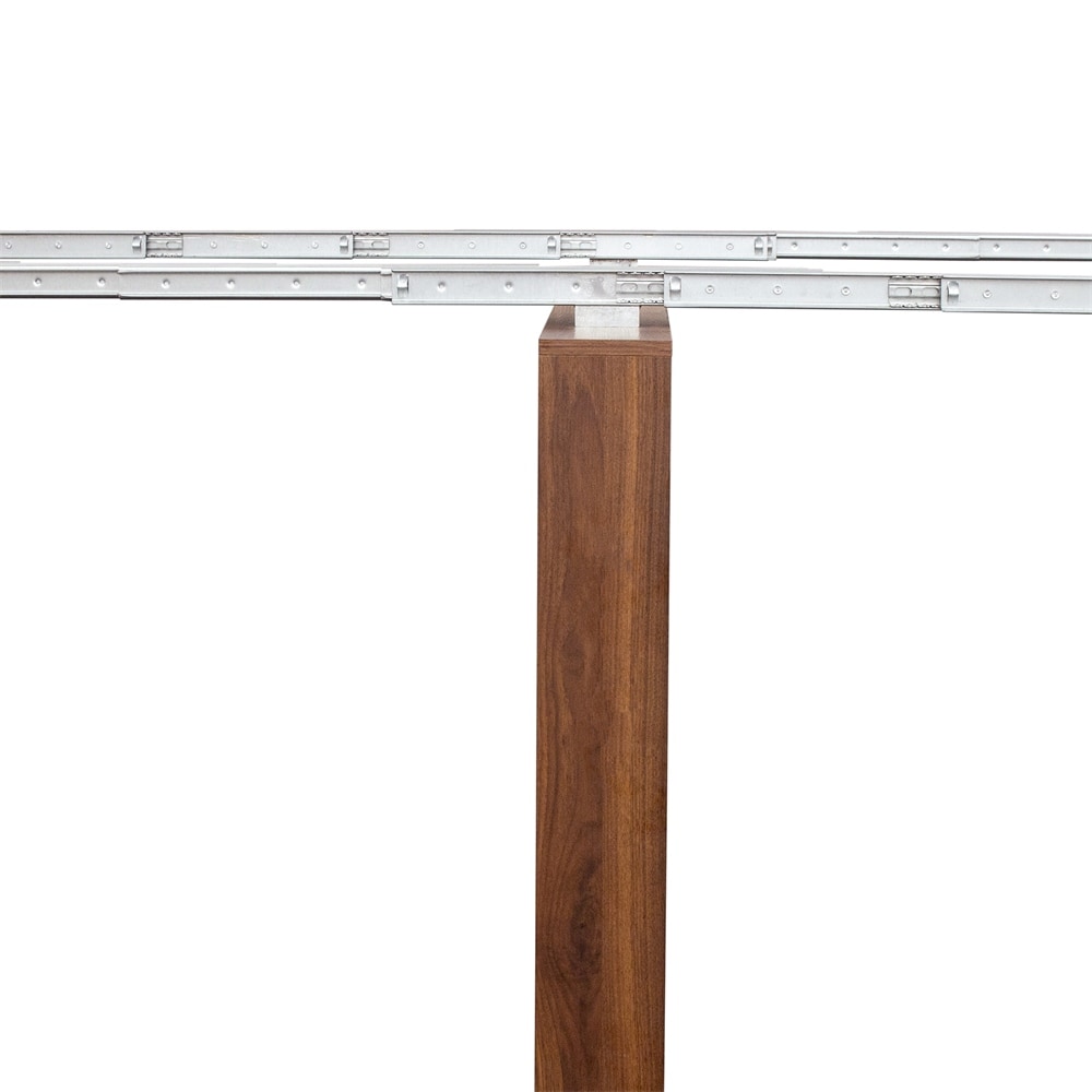 Wood Multifunctional Extendable Console Table   N/A