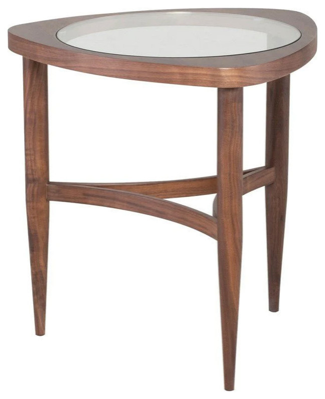 Alayna Walnut Side Table   Contemporary   Side Tables And End Tables   by V.S.D Furniture  Houzz