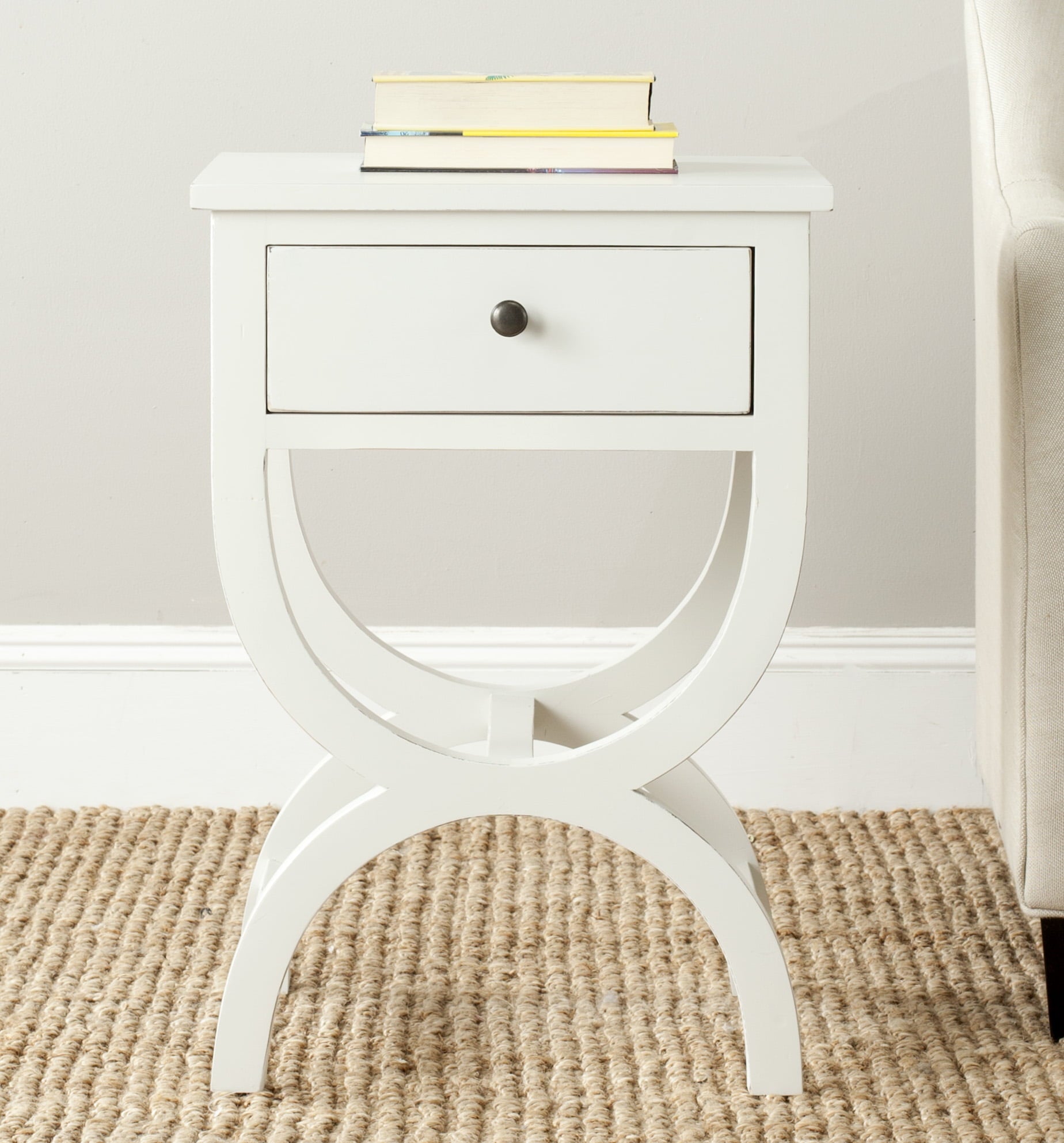 Safavieh Maxine Solid Nightstand with Storage Drawer