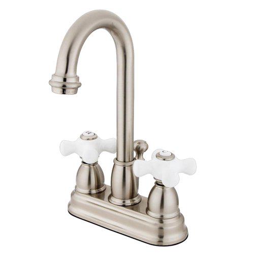 Kingston Brass KB3615PX 4-Inch Centerset Lavatory Faucet， Oil Rubbed Bronze