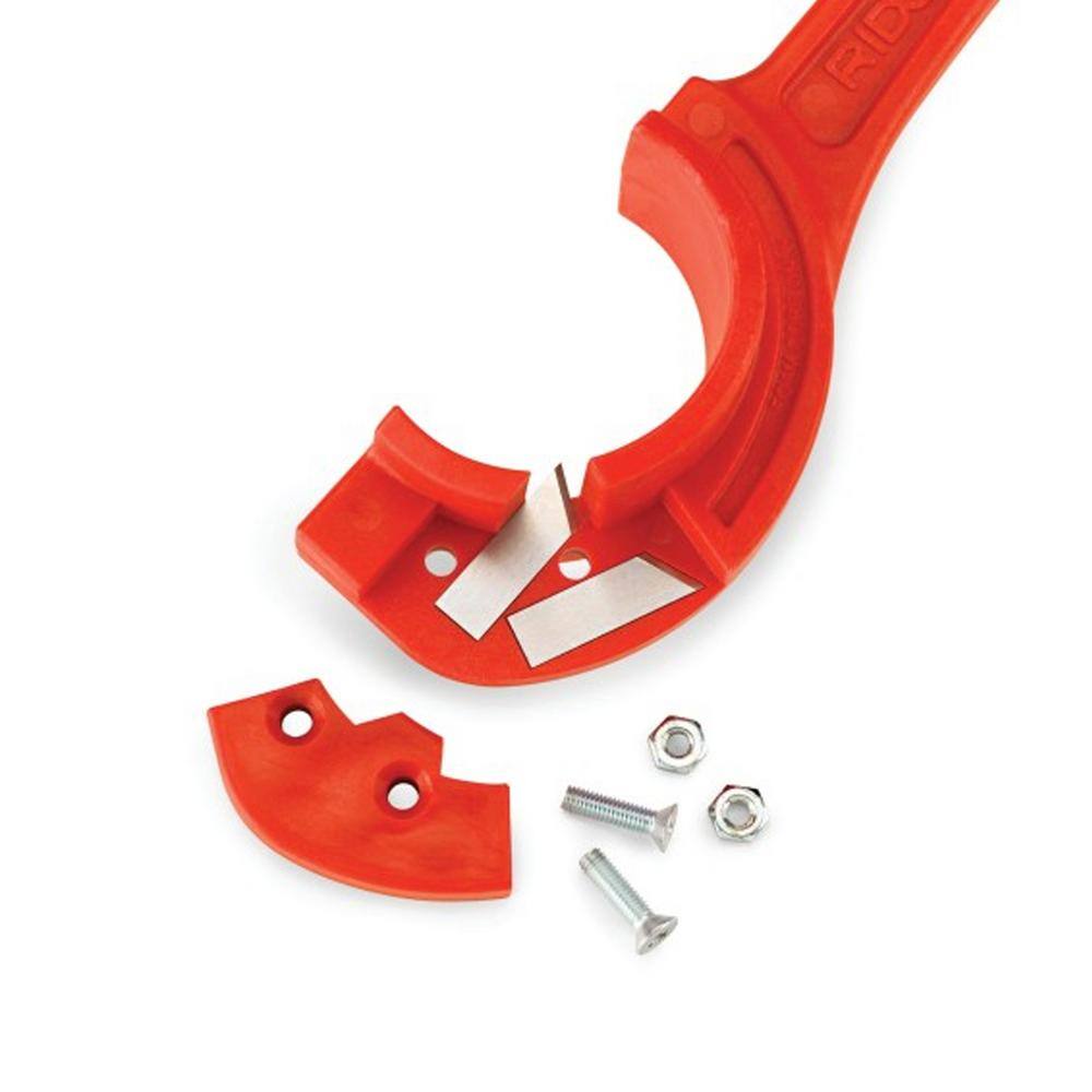 RIDGID 2 in. FC-200 Single Rotation ABS Cellular Foam Core and Foam Core PVC Pipe Cutter with Extra Cutting Blade 40938