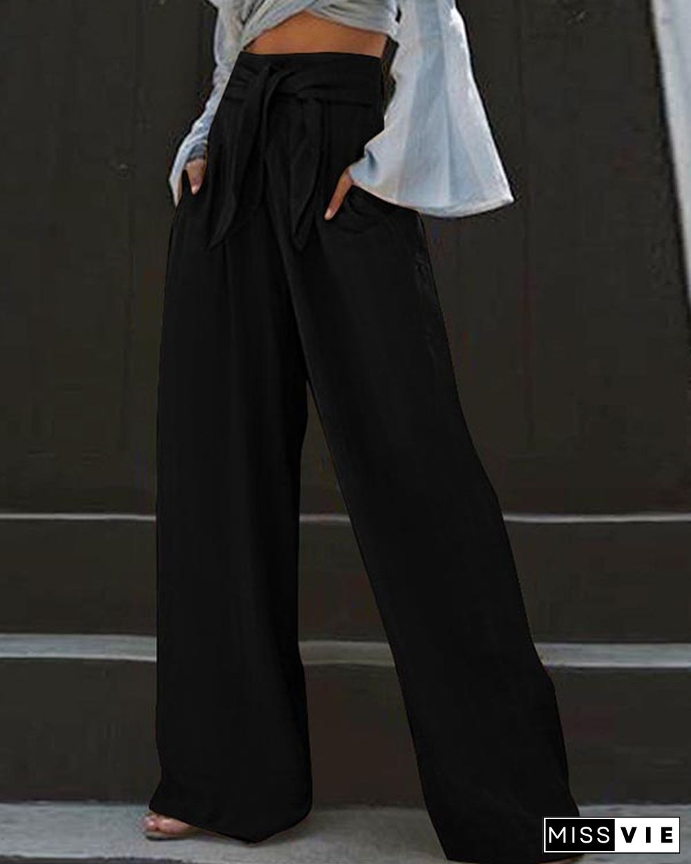 Casual Cotton and Linen Loose Oversized Wide-leg Pants