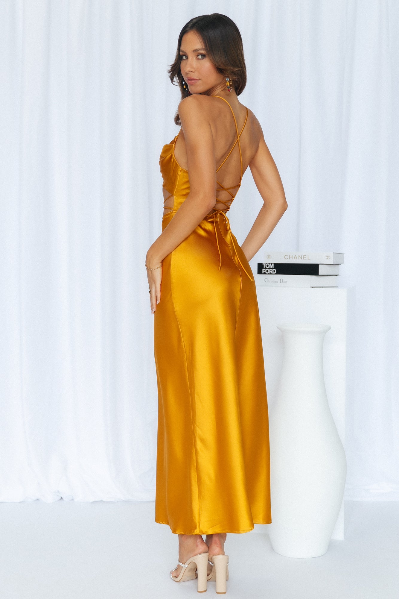 Made Love Midi Dress Golden