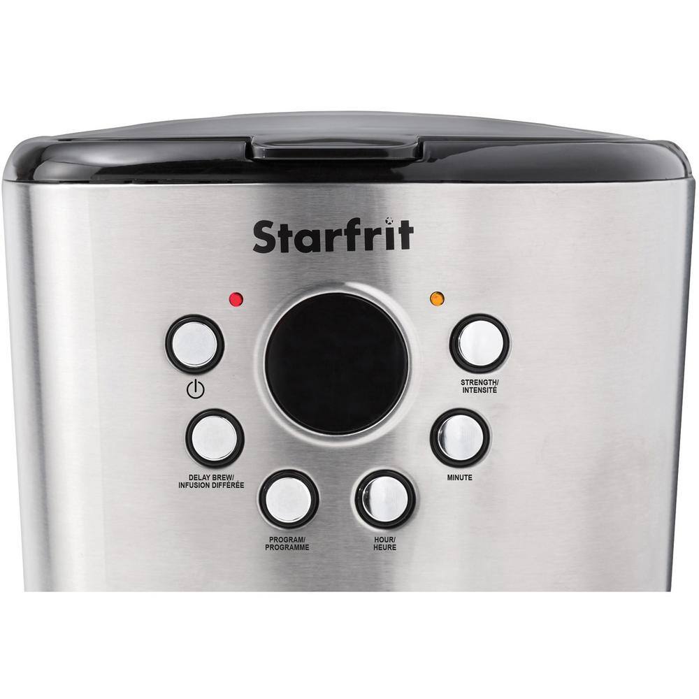 Starfrit 12-Cup Black Drip Coffee Maker Machine 024001-002-0000