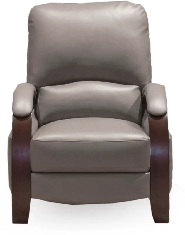 Larue Gray Push Back High Leg Recliner