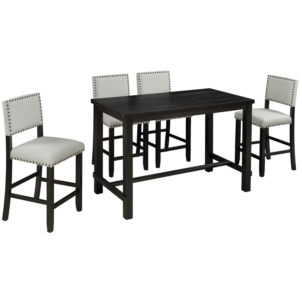 Merax 5 Piece Counter Height Dining Set