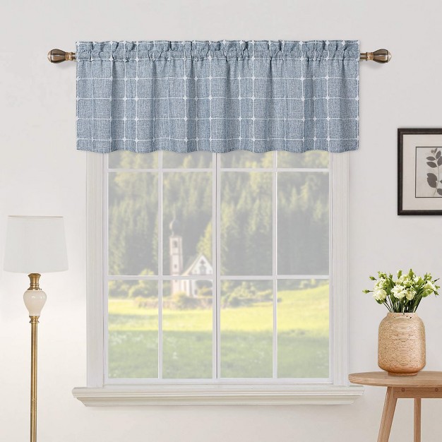 Trinity Farmhouse Kitchen Curtains Short Boho Linen Small Window Treatment