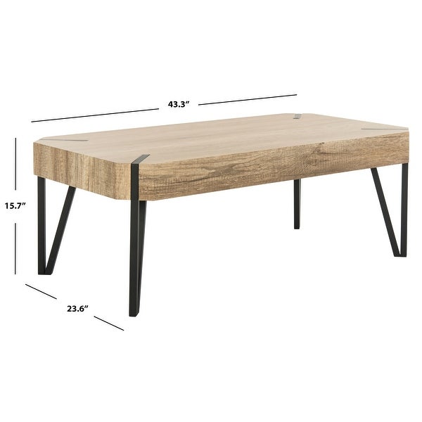 SAFAVIEH Liann Multi/ Brown Coffee Table - 43.3