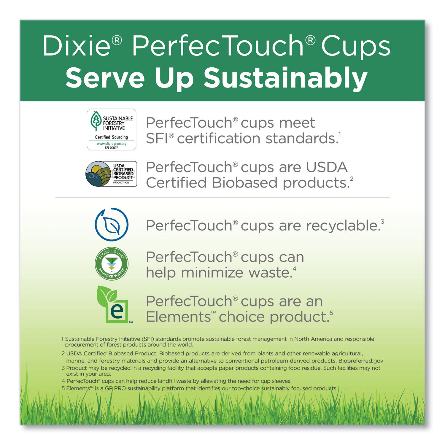 PerfecTouch Paper Hot Cups by Dixieandreg; DXE5356DX