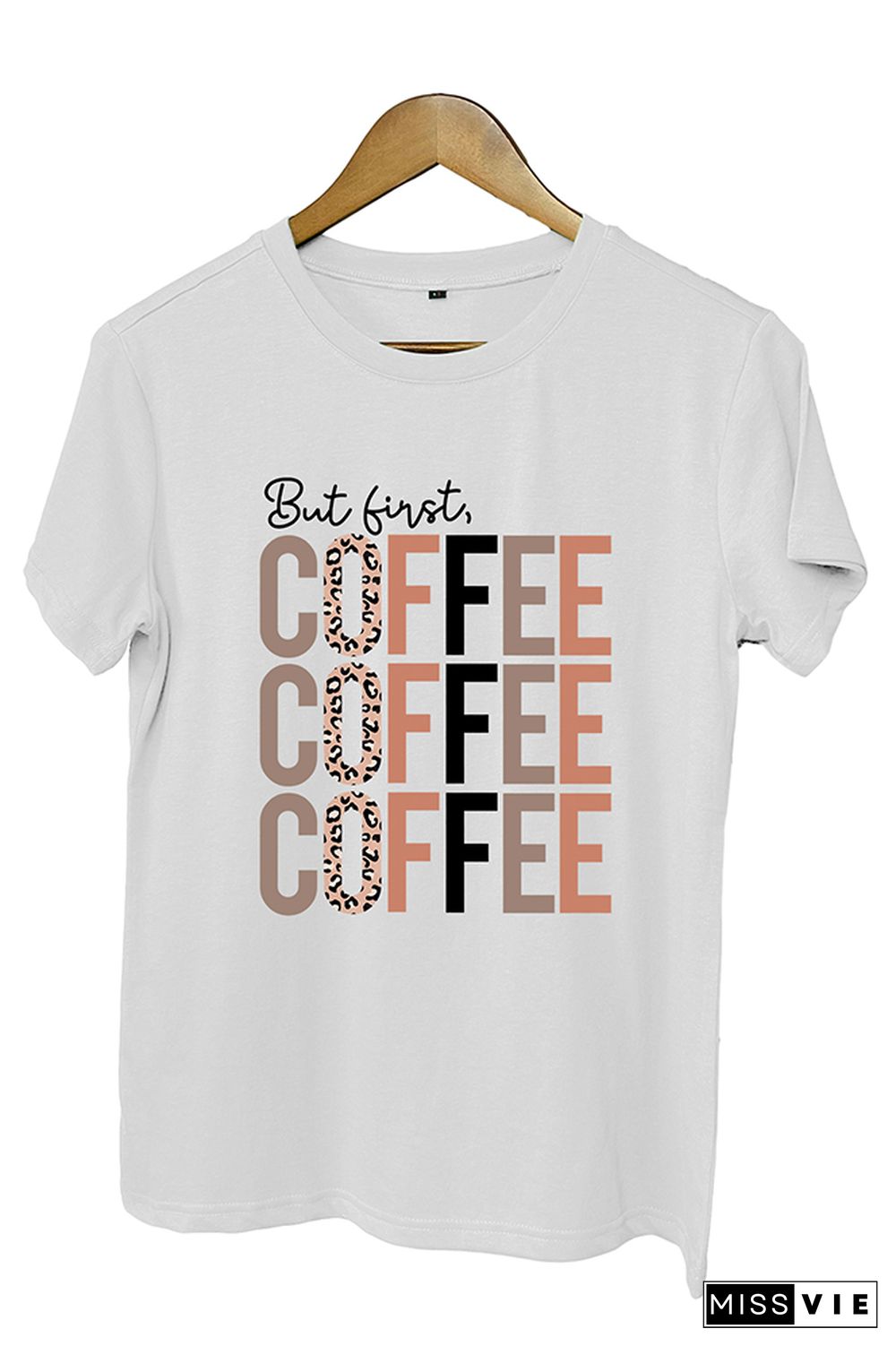 But First, Coffee Graphic Tee Wholesale