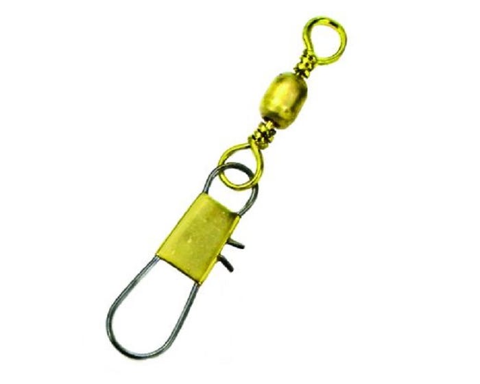 Eagle Claw Barrel Swivel with Interlock Snap-10 01031-010