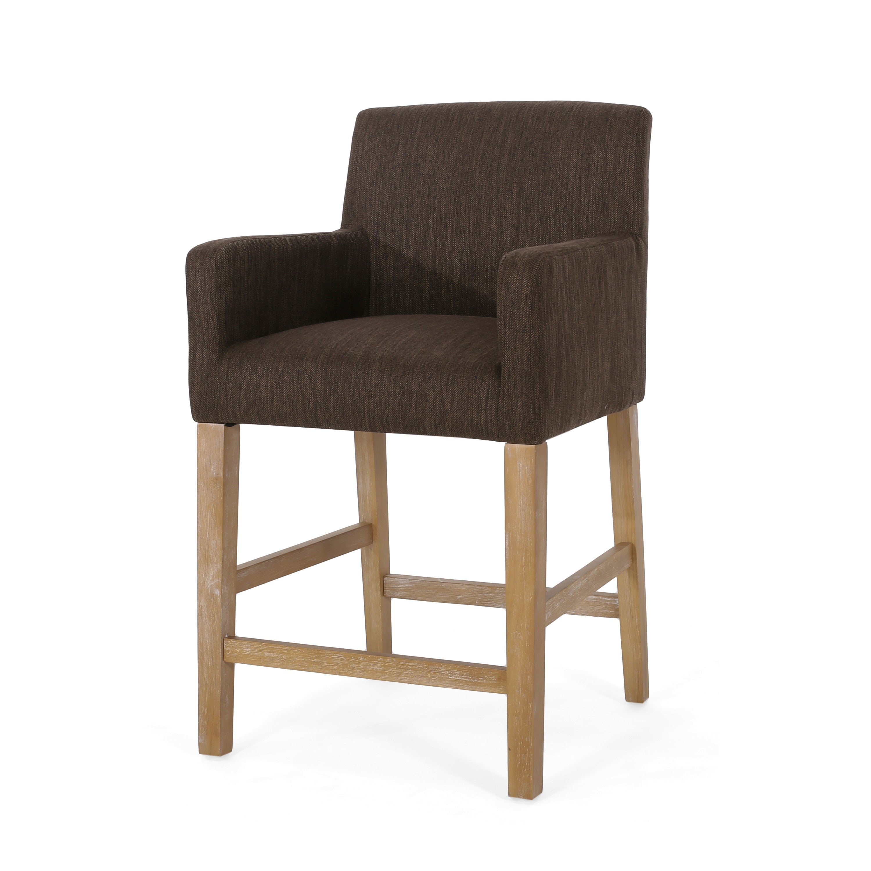 Chaparral Contemporary Fabric Upholstered Wood 26 inch Counter Stool