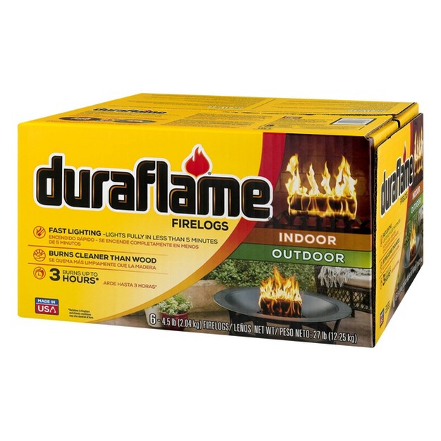 Duraflame 6pk 4 5lbs Firelogs