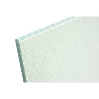 FiberCorr 0.350 in. x 48 in. x 96 in. Corrugated FRP Wall Panel F3C320