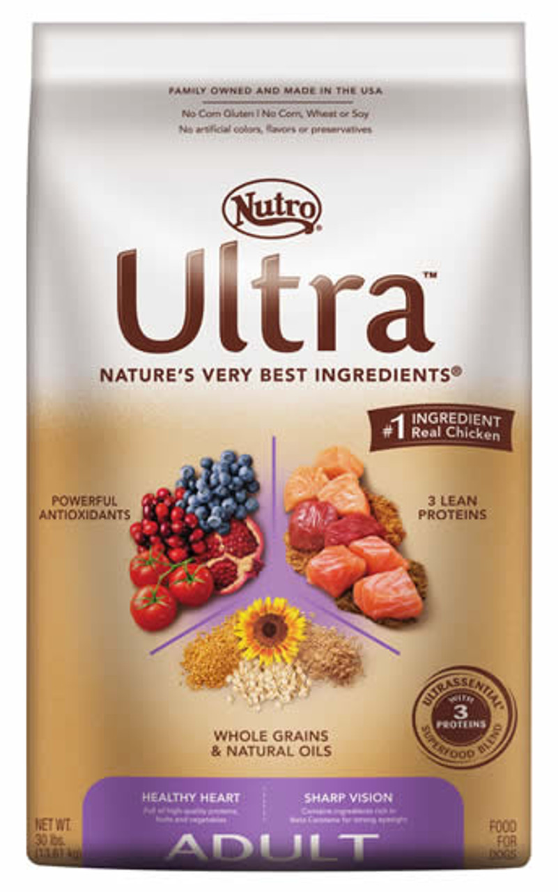 Nutro Ultra Adult Dog Food， 30 Lb.