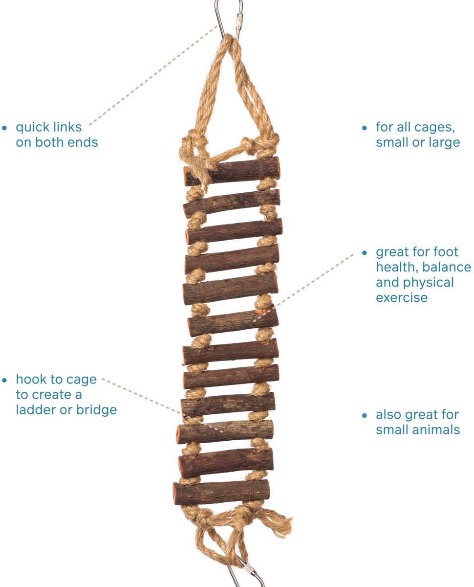 Prevue Pet Products Naturals Rope Ladder Bird Toy