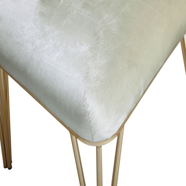 Moishe Diamond Velvet Upholstered Dining Chair