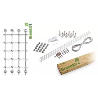 Jakob GreenKit 4 80 in. Stainless Steel Trellis GreenKit 4