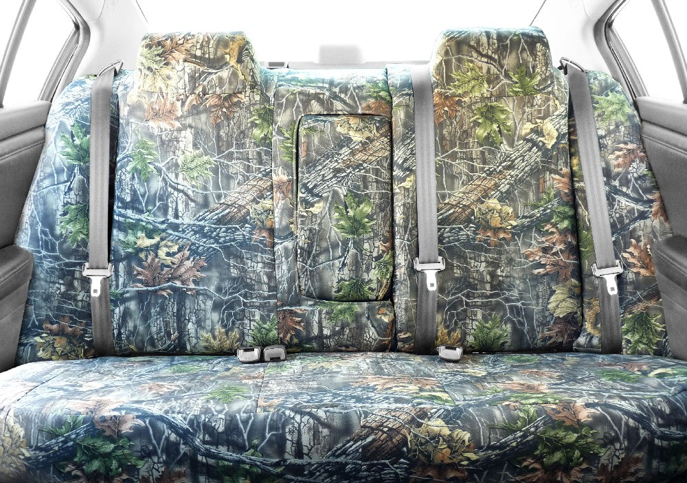 2005-2011 Toyota Tacoma Rear Row 40/60 Split Bench Hunter Camouflage Insert and Trim Camouflage Custom Seat Cover