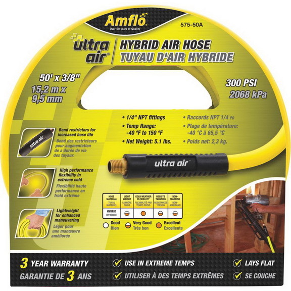 Air Hose 3/8 X Ultra Hybrid