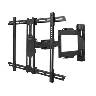 KANTO Full Motion Single Stud TV Wall Mount with Cable Management for 37 in. - 60 in. TVs in Black PS350