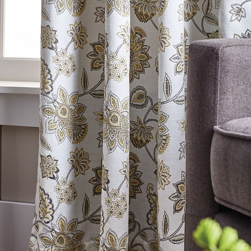 Martha Stewart Jakarta Backtab 2 Window Curtain Panels