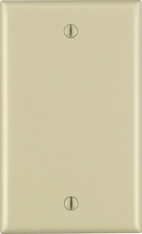 BLANK WALLPLATE 1G IVORY