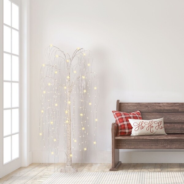 Prelit Willow Artificial Christmas Tree