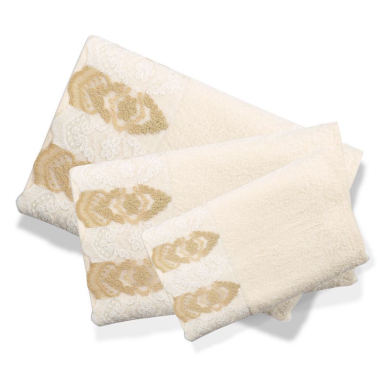 Popular Bath Arabella 3-piece Bath Towel Set