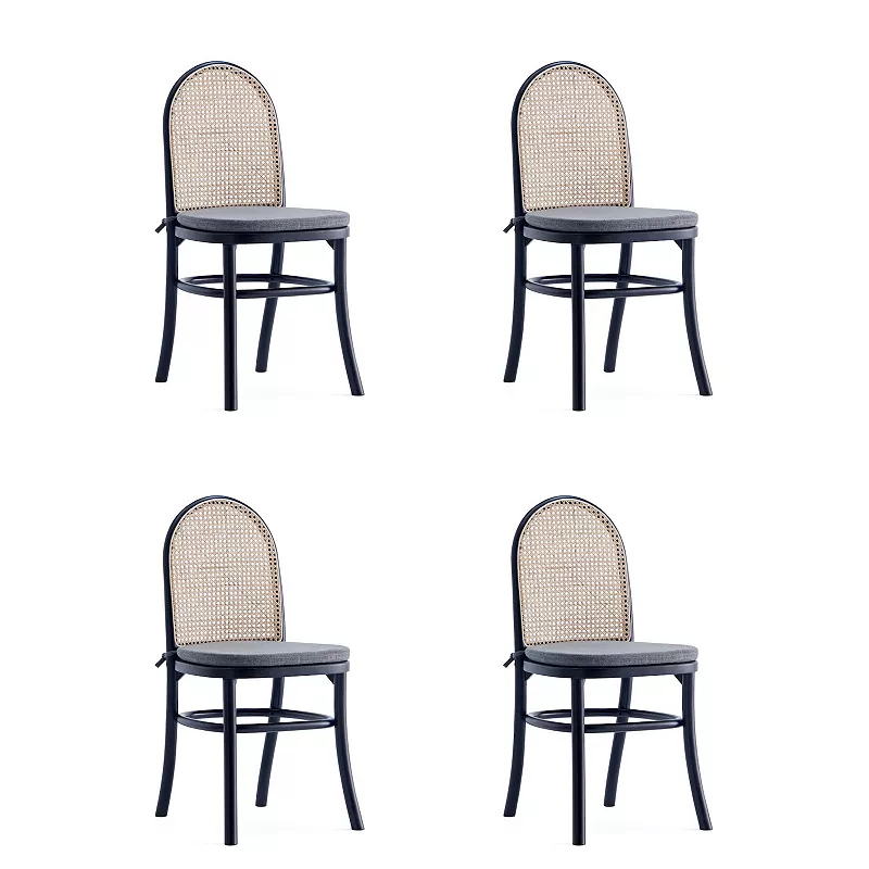 MANHATTAN COMFORT Paragon Dining Chair 4-piece Set