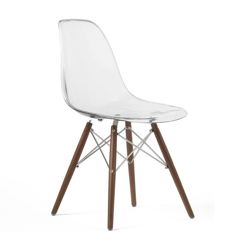 Dining Chair- Plastic- Pc-016Wp-Wood-W