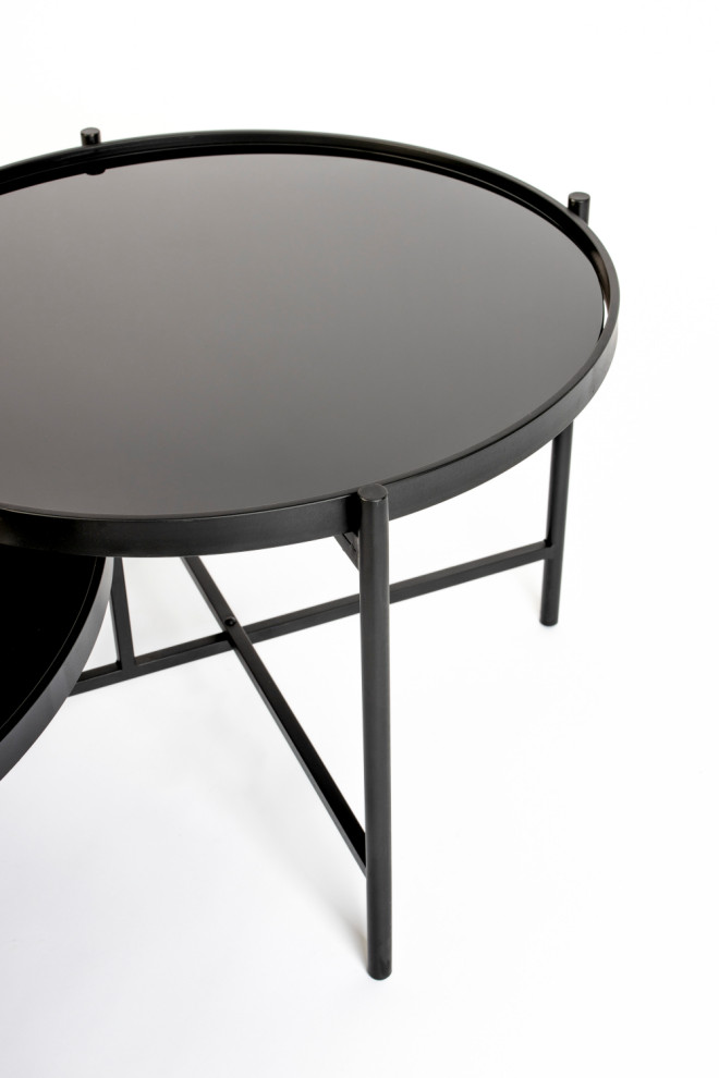 Black Contemporary Coffee Table  DF Li   Contemporary   Coffee Tables   by Oroa   Distinctive Furniture  Houzz