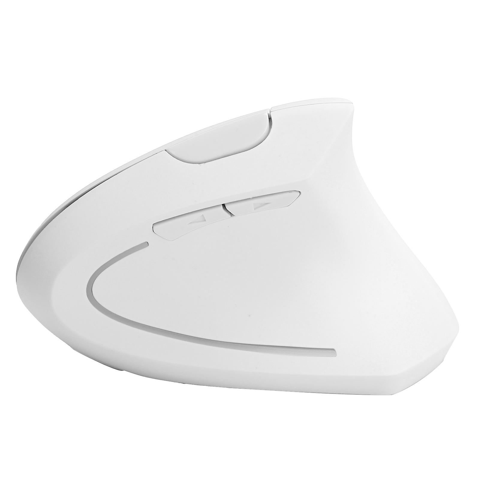 Vertical Mouse Usb Wireless Office Gaming Rechargeable Computer Accessories H1 2.4gwhite