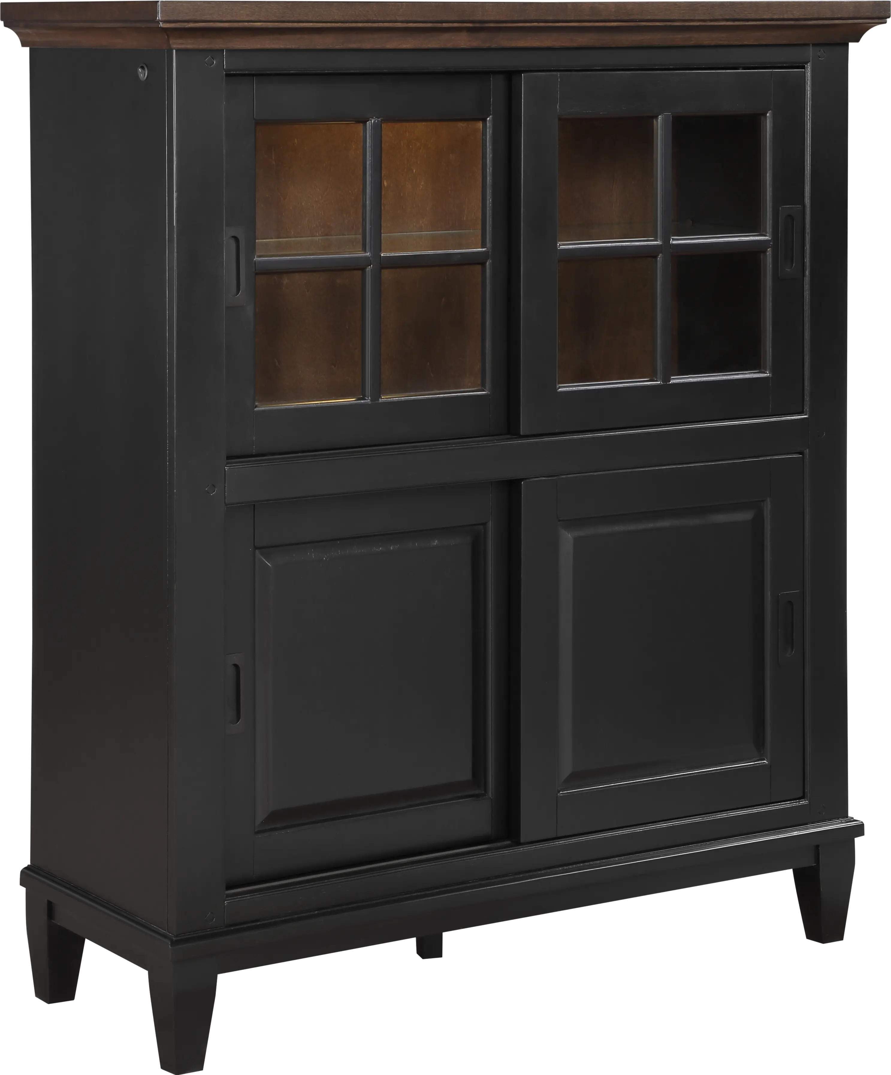 Lakeside Black Curio Cabinet