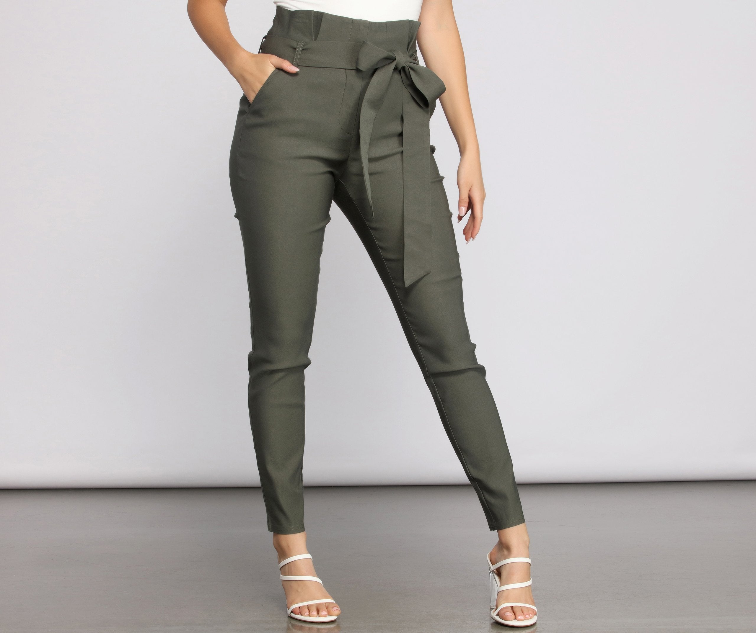 Effortless Style Tie Waist Pants