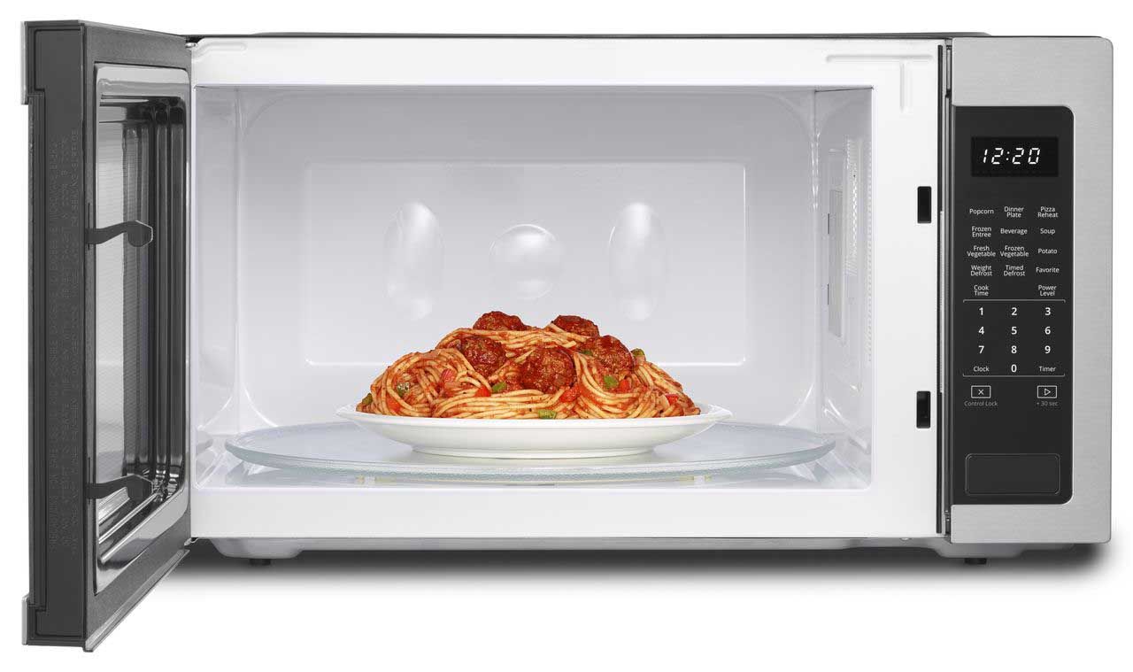 Whirlpool 2.2 Cu. Ft. Fingerprint Resistant Stainless Steel Countertop Microwave