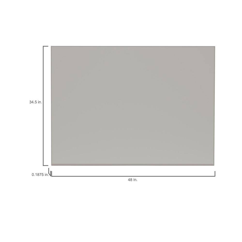 Hampton Bay 48 in. W x 34.5 in. H End Panel in Dove Gray KAIE4835X-DV