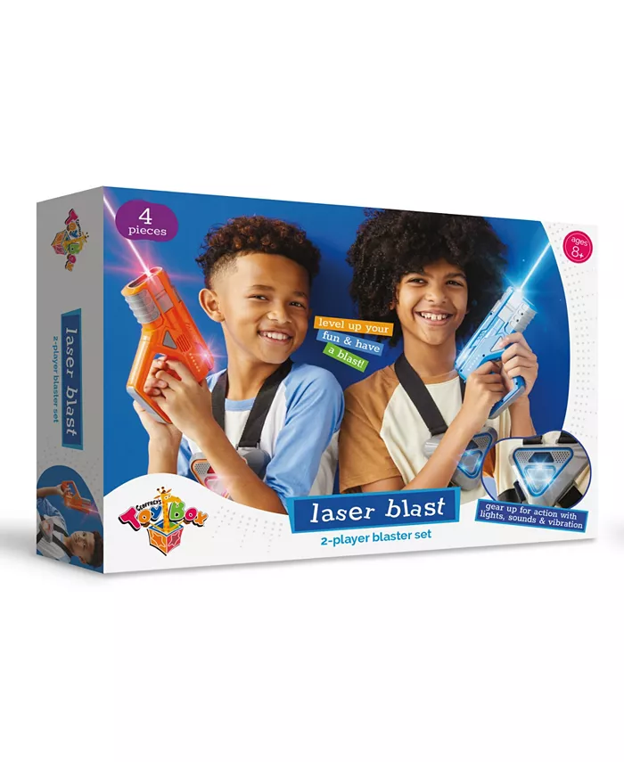 Geoffreys Toy Box Laser Blast 2-Player 4 Pieces Blaster Set  Created for Macys