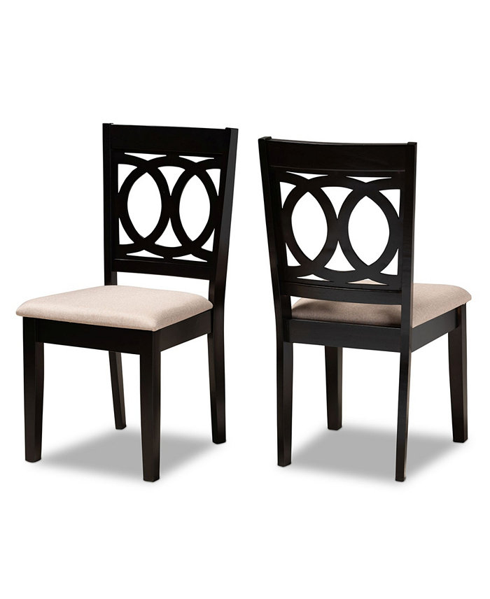 Furniture Furniture Lenoir Transitional 2 Piece Dining Chair Set with Seat