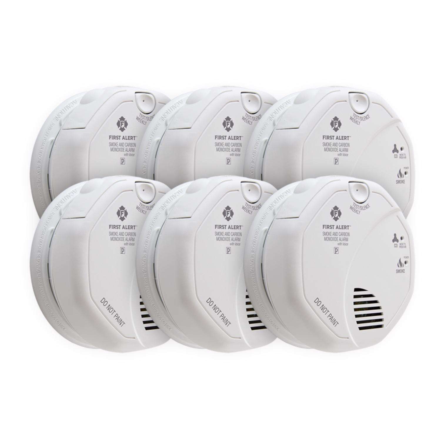 First Alert Hard-Wired w/Battery Back-up Photoelectric Smoke and Carbon Monoxide Detector