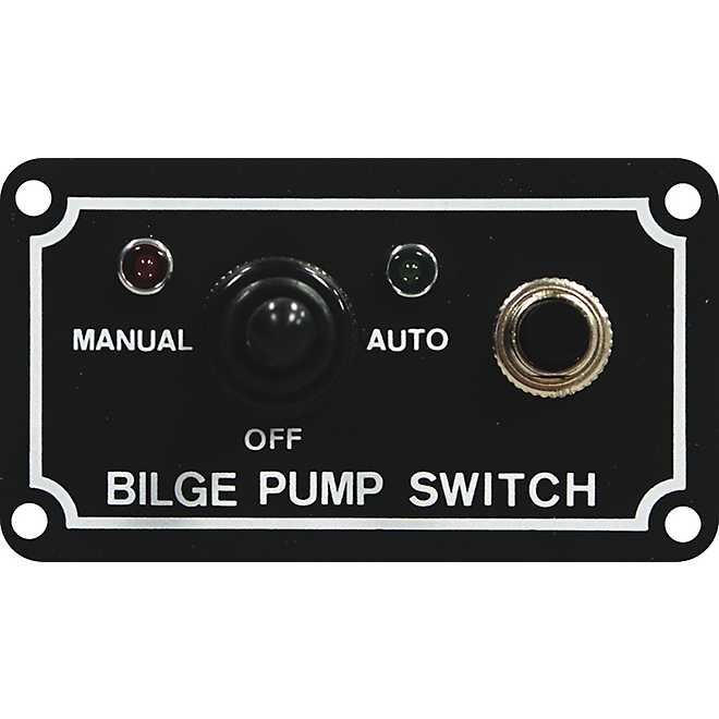 SeaSense Bilge Pump Switch Panel with LED Indication