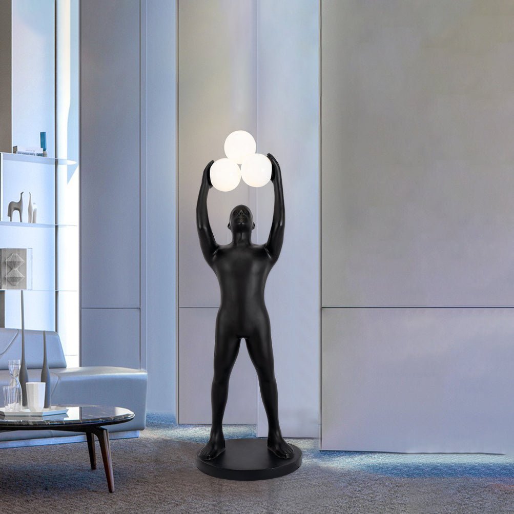 Enlightened Figure Sculptor Floor Lamp